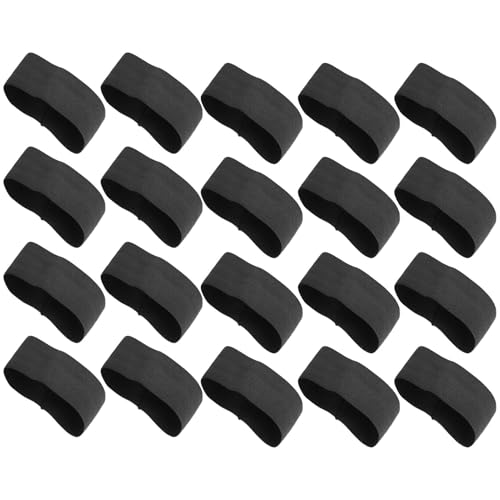 20 Stück Trauerflor Armbinde Schwarz Armband Elastisches Trauerbinde Trauerarmbinde Trauerflor Trauerbinden Trauerbinde Trauer Armbinde Trauerband für Beerdigung Trauer Sport Fußballmannschaft