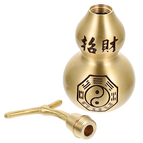 HOMOCONO 1 Stück Kupferkürbis Ornamente, Dekoratives Kupferhandwerk, Kupferhandwerk Zubehör, Desktop Kupferhandwerk Schmuck, Kupferhandwerk Schmuck, Kupferkürbisse, Dekoratives