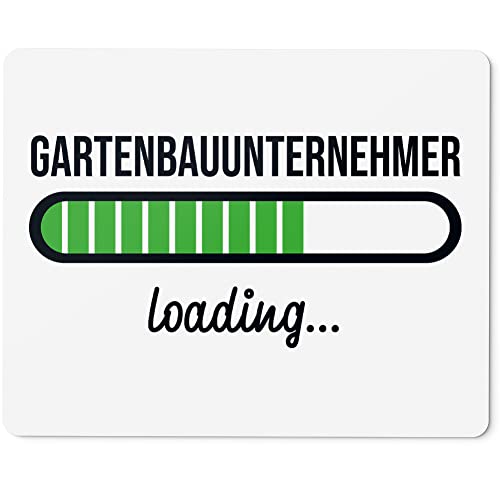 JUNIWORDS Mauspad Mousepad, Gartenbauunternehmer Loading (6197365)