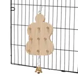 Vogelausbildung Spielzeug, Vogelanreicherung Spielzeug | Wear-resistente Sittiche-Trainingsspiele -Puzzlespielzeug,Kompaktes Holzbrett -Vogelspielplatz für Simporien Sittiche