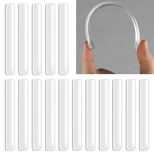JOCXZI Möbelstoßstangen - 20Pcs Transparent Selbstklebend Elastikpuffer Möbelpuffer Gummipuffer für Glas Türen Schubladenschränke und Möbelschoner, Verhindern Rutschen und Kratzer