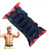 Schwimmtrainingsgürtel, Flotationsgürtel Für Erwachsene, Aufblasbare Verstellbare Anti-Downing Schwimmausbilder, Tragbare Trainingsausrüstung Für Den Pool Beach Lake, Tragbare Schwimmergeräte