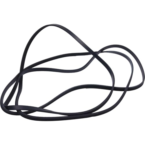 1 Flacher Antriebsriemen mit Einer Breite von 5 mm und Einer Dicke von 0,6 mm für Plattenspieler, LP-Schallplattenspieler, Phonograph und Grammophon(Fold Length 300mm)