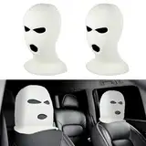 JIEYAO 2 Stück Lustiger Auto kopfstützenbezüge, Personalisierte Lustige Mütze Universal Kopfstützen Abdeckung Atmungsaktiver Kopfstützenbezug Lustige Autositz Kopfbedeckung Autositz Kopfstützen Geräte