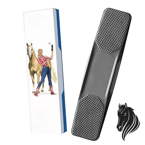 YKHSUAOU Pferdebürste,6 In 1 Horse Grooming Brushes,Pferde Wurzelbürste, Bürste für Pferd in Gummi,Pferdebürsten zur Reinigung,for Short Hair Pet Horses Brushing Loose Hair Dust & Dirt