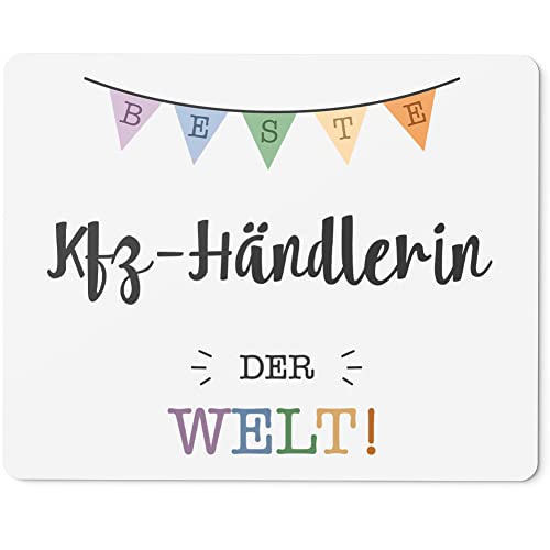 JUNIWORDS Mauspad Mousepad, Beste Kfz-Händlerin der Welt (5706080)