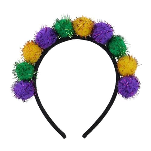 Fiesta Party Diadem - diffuser Bank, Regenbogen-Party-Tiara | Vielzahl von Farboptionen geschmückt, berührte Cosplay-Mode für erwachsene Mädchen, Frauen