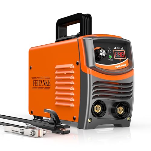 FEIFANKE Actual 140A Inverter Schweißgerät - Kompaktes MMA/Lift TIG Schweissgerät Elektroden mit IGBT Anti-Stick Hot Start, Anti-Drop, hohe Effizienz für 1.6-3.2mm Schweißdrähte