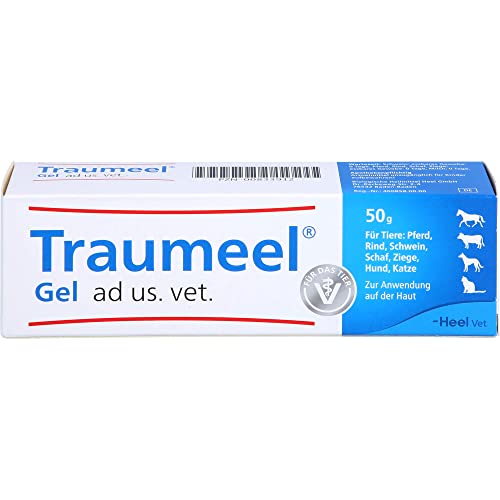 Traumeel Gel ad us. Vet. 50g für u.a. Hunde, Katzen und Pferde | Natürliches Tierarzneimittel | Made in Germany