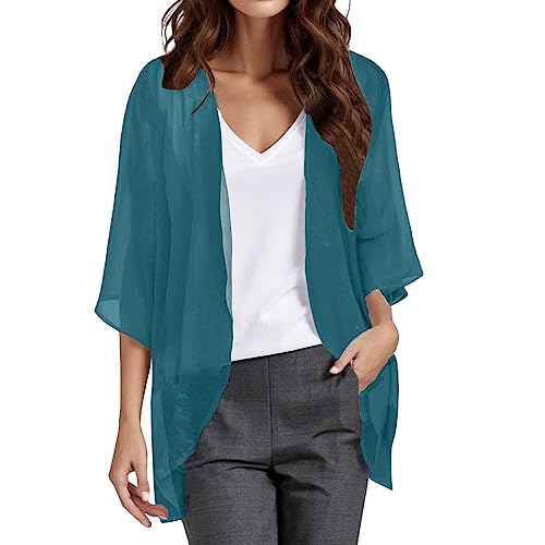 Sportshirt Damen Kurzarm Lässig Kurzarm/Langarm Oberteile Rundhals Longshirt Ragwear Sweatjacke Damen Leichte Sommerblusen Damen Durchsichtiges Oberteil Damen(Sportoberteil Damen Fitness Marineblau,M)