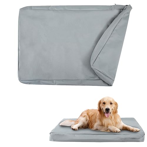 Hundebett Wechselbezug, Hundekissen Ersatzbezug, Bezüge für Hundebetten, Elastische Hundebett-Abdeckung,Wasserdichte Ersatzbezug für Hundebox Hundebett Grosse Mittelgroße Hunde,Haustierbedarf (S)