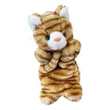 Generisch # Katzen-Wrestling-Handschuh Katzen-Wrestling-Spielzeug Handpuppe Katzen-Spielhandschuh Katzen-Handpuppe zum Spielen Katzenpuppe zum Training gegen Langeweile und (Orange One Size)