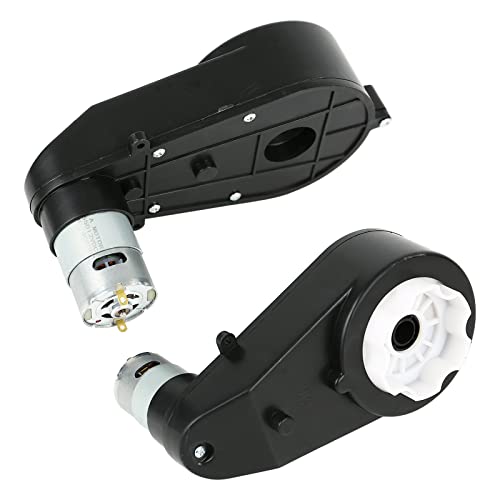 Kyaoayo (12V 40000RPM RS550 × 2) Elektromotor, Elektromotor für Kinderauto, Elektrisches Moto Getriebe Antriebs Motor, für Kindermacht RäDer.
