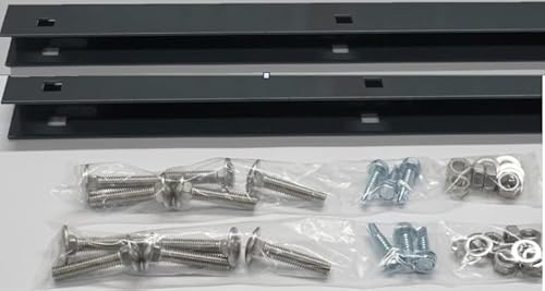 Zaunanschlussleisten 2 Stück für Doppelstabmatten U-Profi Anthrazit für Zaunhöhe 1030mm