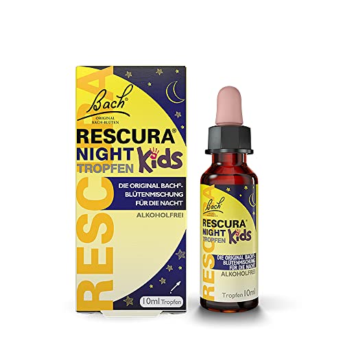 Bach RESCURA Kids Night Bachblüten Tropfen I 10 ml I Bachblütenmischung für Kinder für die Nacht I ehemals Rescue das Original