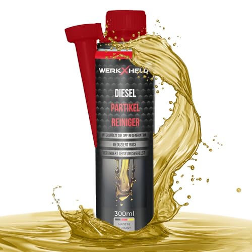 WerkXheld Dieselpartikelfilter-Reiniger 300ml | DPF Reiniger & Diesel Additiv | Systemreiniger für Dieselpartikelfilter, AGR, Injektoren & Katalysator | Effektive Reinigung & Motorpflege
