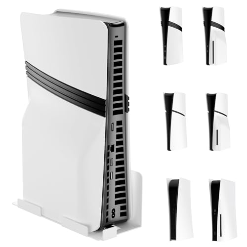Aceshop Wandhalterung PS5, PS5/PS5 Slim/PS5 Pro Wandhalterung Robust Stahl Wandhalterung für Playstation 5/PS5 Slim/PS5 Pro Wandhalterung Ständer PS5/PS5 Slim/PS5 Pro Zubehör(Disc und Digital Edition)