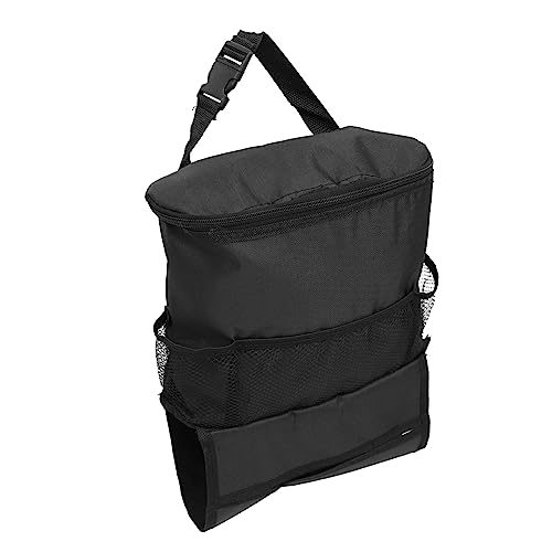 TOPPERFUN Auto Rücksitz Kühltasche Organizer mit Verstellbarem Riemen Isolierte Aufbewahrungstasche für Getränke und Snacks Luftdicht Kompatibel mit Meisten Autos für Roadtrips