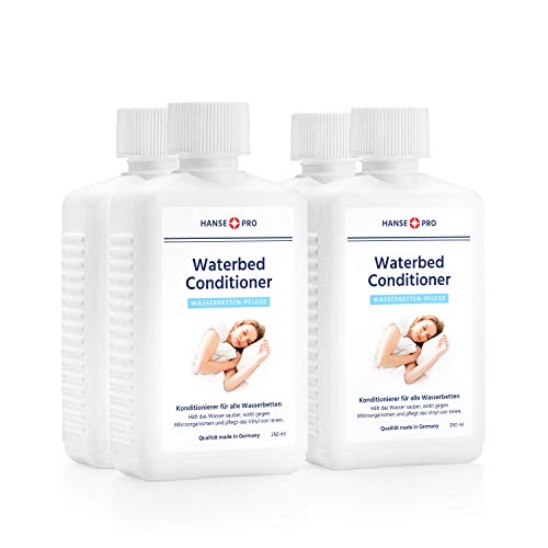 Hanse Pro Waterbed Conditioner, 4 x 250 ml I Wasserbett I Konditionierer I Pflege I Reinigung I Schutz I Conditionierer I für alle Wasserbetten geeignet