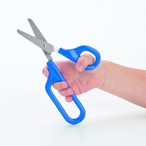 Easi-Grip Schere mit großer Fingeröffnung 45mm, Therapieschere Schere PETA (rechtshänder)