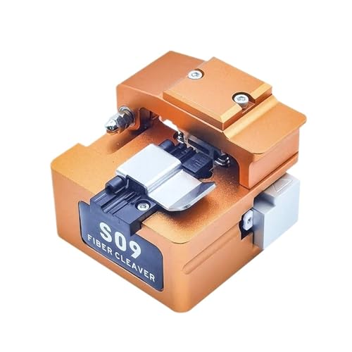 Glasfaser-Trenngerät, Glasfaser-Messer, AI-9 S09 Faser-spalter Original Hohe Präzision Optische Faser Cutter S09 Optische Faser Cutter für Spleißwagen, Labore, Glasfasertechniker