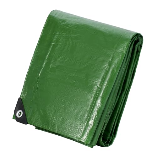 Velway Abdeckplane Gewebeplane 100g/m² grün - 2m x 3m=6m² Wasserdicht Campingzelt-Bodenplane Schutzplane - LKW-Plane mit Ösen reißfest UV-beständig - für Gartenmöbel Boot Auto Holz Garten