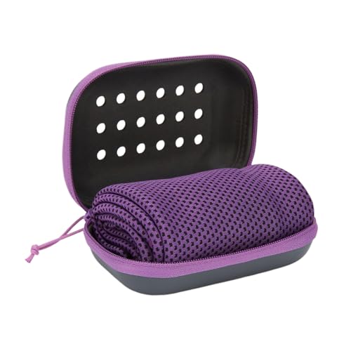 Wsdsgz Kühltuch Kaltes Kaltes Handtuch Mit Tragkasten Mikrofasel Eishandel Atmungsaktives Kaltes Handtuch Zum Camping Lauftraining