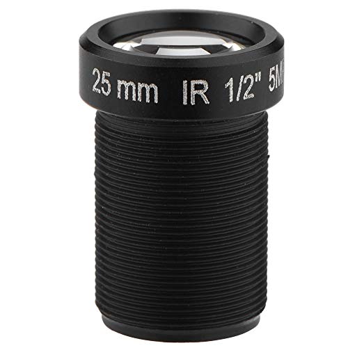 5MP 25mm CCTV Kamera Board Objektiv M12 * 0,5, CCTV BFL Objektiv Sicherheitskamera mit Night Vision Function für/XiaoMi/Firefly/SJCAM/WiFi Kamera und andere IP Kameras