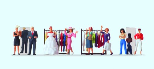 Preiser 10586 H0 In der Modeboutique