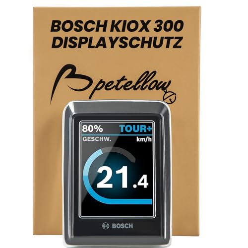 Petellow Schutzhülle passend für Bosch Kiox 300 Display - Displayschutz für E-Bike Display Kiox 300 vor Kratzern und Stößen - Transparent Schutz Cover Hülle