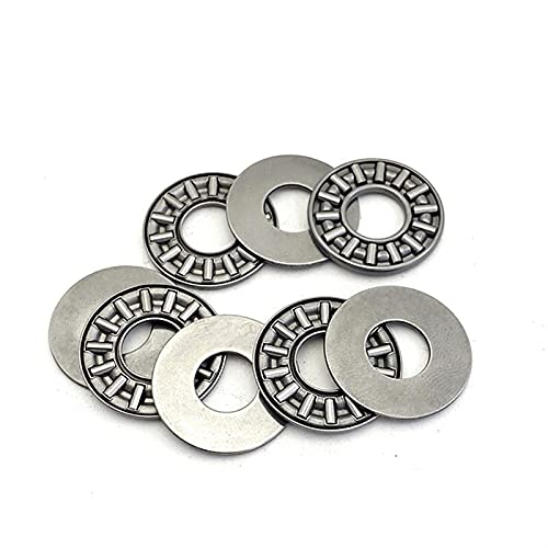 Hochgeschwindigkeitskugellager 10 Stück/Set Miniaturlager Stahl-Drucknadellager Ultra Shim-Drucklager AXK2035 + 2AS for Pipeline-System Rillenkugellager (Größe: 10 Stück, Farbe: AX (Color : AXK1024 1