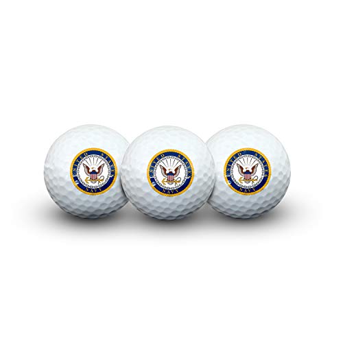 Team Effort T0569519 U.S. Navy Golfball, Mehrfarbig, 3 Stück