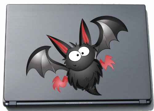 Laptop-Aufkleber - Fledermaus 07 - bat - laptop skin - 150 x 191 mm Aufkleber