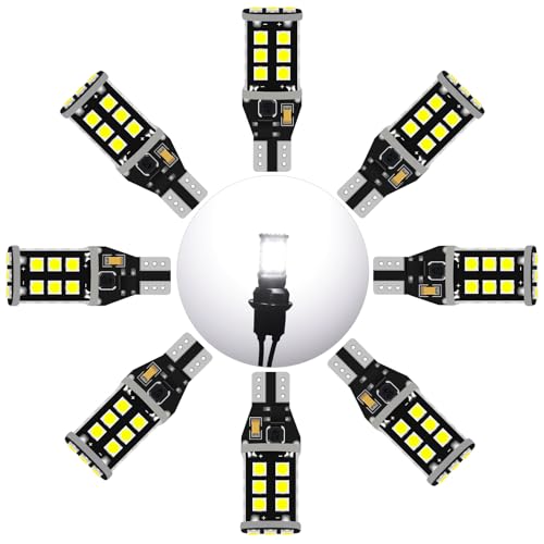 Alopee 8 Stück Glühbirne, 921906 weiße Glühbirne, 12-24V Boot Wohnmobil Leselampe Solarlicht Ersatzbirne