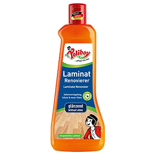 Poliboy - Laminat Renovierer - Sofort Versiegelung - lang anhaltenden Glanz und Schutz - Bodenreinigung - Einzeln - 500ml - Made in Germany