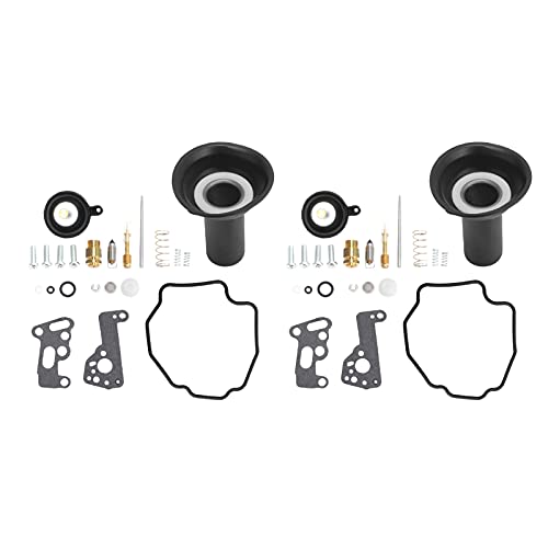 Motorrad Vergaser Reparatursatz, Aramox 44Pcs Gummi + Metall OEM Vergaser Reparatur Fix Kit Vergaser Überholung Ersatz für Virago XV535 1990-2001 XV 535