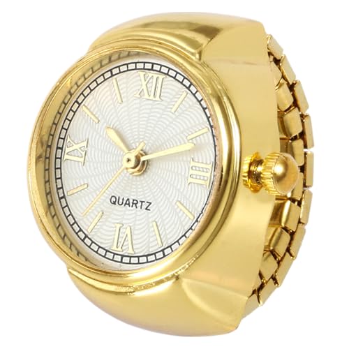 Watch Ring Männer Ringuhr Frauen | Stylischer Mini -Finger -Uhrzeit für Männer und Frauen, kreatives Modeaccessoire für Partys, Reisen, tägliche Outfits oder Veranstaltungen, einzigartig