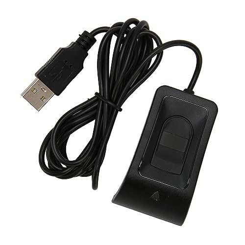 Fingerabdrucksensor für PC, USB Fingerabdruck Scanner Sensor Fingerabdruckleser Desktop PC Fingerprint Key, unterstützt bis zu 10 IDs Biometrische Fingerabdruck-Authentifizierung