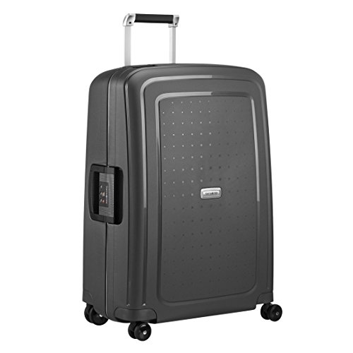 Samsonite S'Cure - Spinner L Suitcase, 75 cm, 102 L, 4 Wheels, Black (Black)