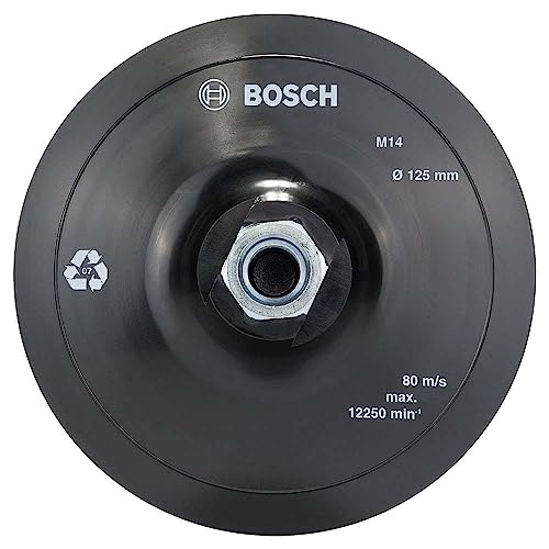 Bosch Professional Kletthaftteller (für Papierschleifblätter, 125 mm Durchmesser, Zubehör für Winkelschleifer), Ø 125 mm
