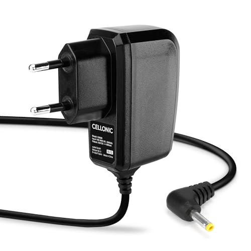 CELLONIC Ladegerät 1,20m kompatibel mit Sony PSP 1 (PSP-1000), PSP Slim & Lite 2 (PSP-2000), PSP Slim & Lite 3 (PSP-3000), Ladekabel 4.0mm x 1.7mm Netzteil - Auflader 5V 1A Anschluss Stecker