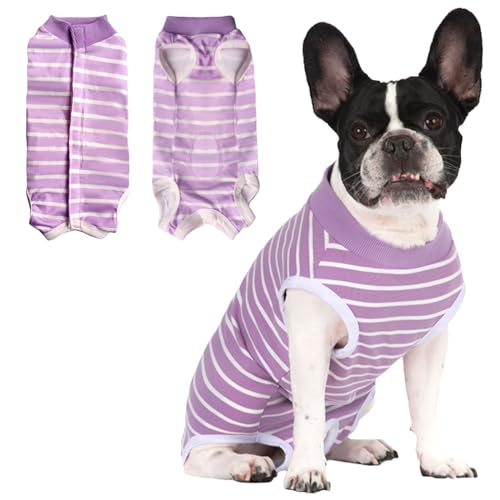 TYXHXTF Hundebody Nach Op Kastration, Erholungsanzug für Hunde, Hundebody Nach Kastration Rüde Hündin, Wundschutzanzüge für Hunde, Hundebody Nach Op Hündin, Body Suit Nach Der Operation Hund, Pink L