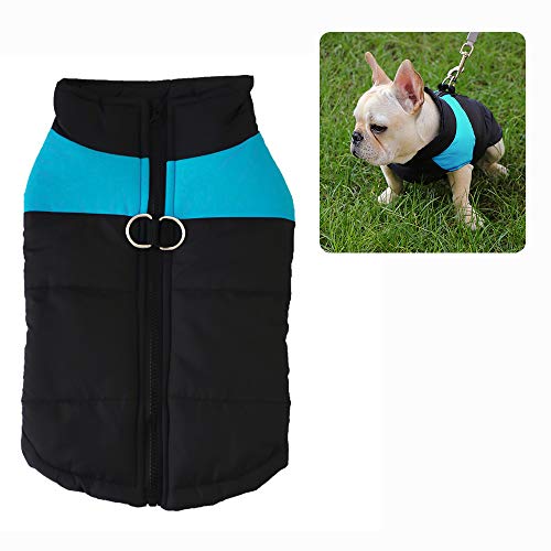 ZoneYan Hunde Mantel Warme Jacke, Hund Kleider, Haustier Kleidung, Welpe Weste, Dog Kleidung, Hunde Mantel Herbst Winter, Doggy Bekleidung, Welpen Jacken Warm