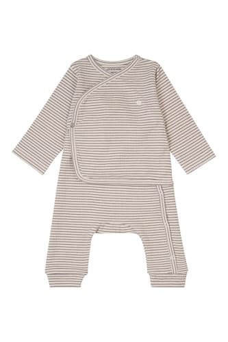 Noppies Unisex Baby Playsuit Gorze Long Sleeve Overall, Flint - N236, 74 EU