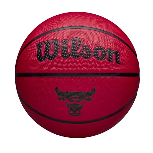 Wilson NBA Team Tribute SOLID BSKT CHI Bulls 5, Schwarz