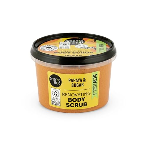 Organic Shop Body Scrub Natural Juicy Papaya and Sugar 250 ml