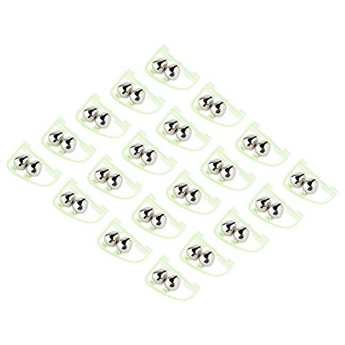 aalglocke,bissanzeiger,Angel Glocke Alarm Glocken 20pcs LED Aalglocken Set Angeln Bissanzeigelrute Bell Klemme Spitze Nachtleuchtende Alarm Dual Alarm Glocken Meer Salzwasseln Clip Auf Köder Alarm
