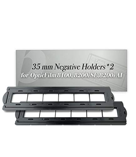 Plustek 2 x 35 mm Negativhalter (Negativfilm), nur für OpticFilm 72~83 Serie verwenden (8100 & 8200i & 8300i)