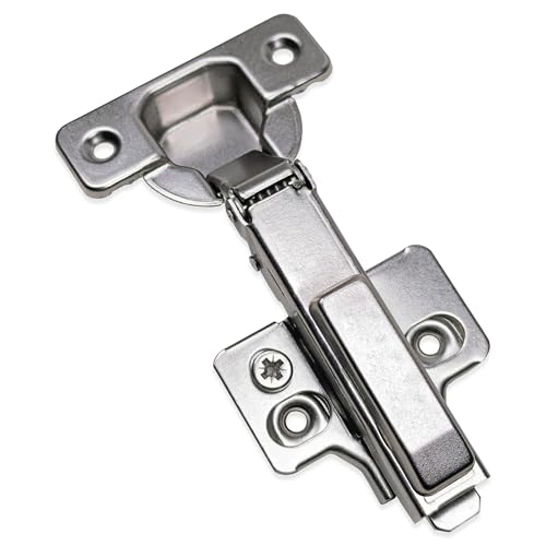 Mprofi MT® 10er Set 103 Grad Eckanschlag Schrankscharniere mit 3D Montageplatte - Automatikscharnier mit Schließautomatik - Topfscharnier Ø 35 mm - Scharnier für Küchenschrank, Kleiderschrank PA/10