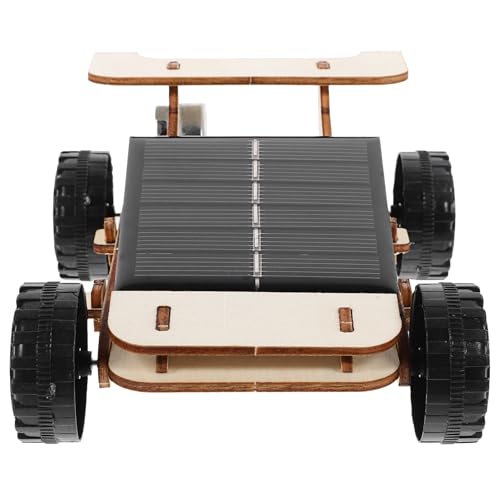 ifundom DIY-Modellbausätze Für Wissenschaftliche Experimente Aus Holz – Solarenergie-Autobau-Puzzles – 3D-Automodell – Pädagogisches Bauprojekt Für Kinder Jungen Und Mädchen